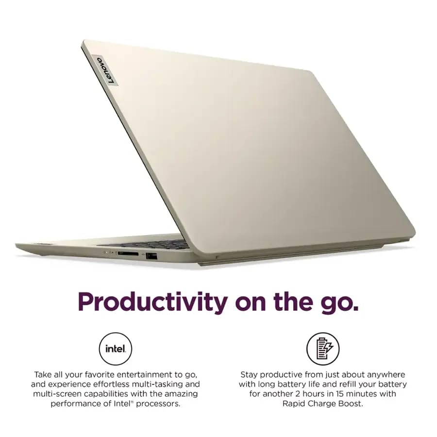 Lenovo IdeaPad 15.6" Laptop, 20GB RAM 1.6TB Storage (1TB SSD+128GB eMMC+512GB SD Card), Windows 11 Pro with 1-Year Microsoft Office 365 Included, Intel Celeron Processor, PLUSERA Earphones