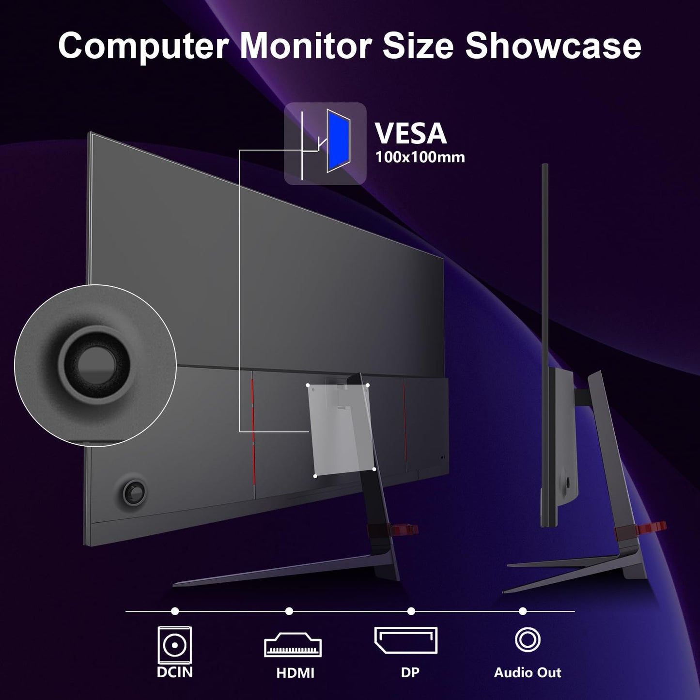 32 inch 4K Gaming Computer Monitor 60Hz UWQHD 3840x2160