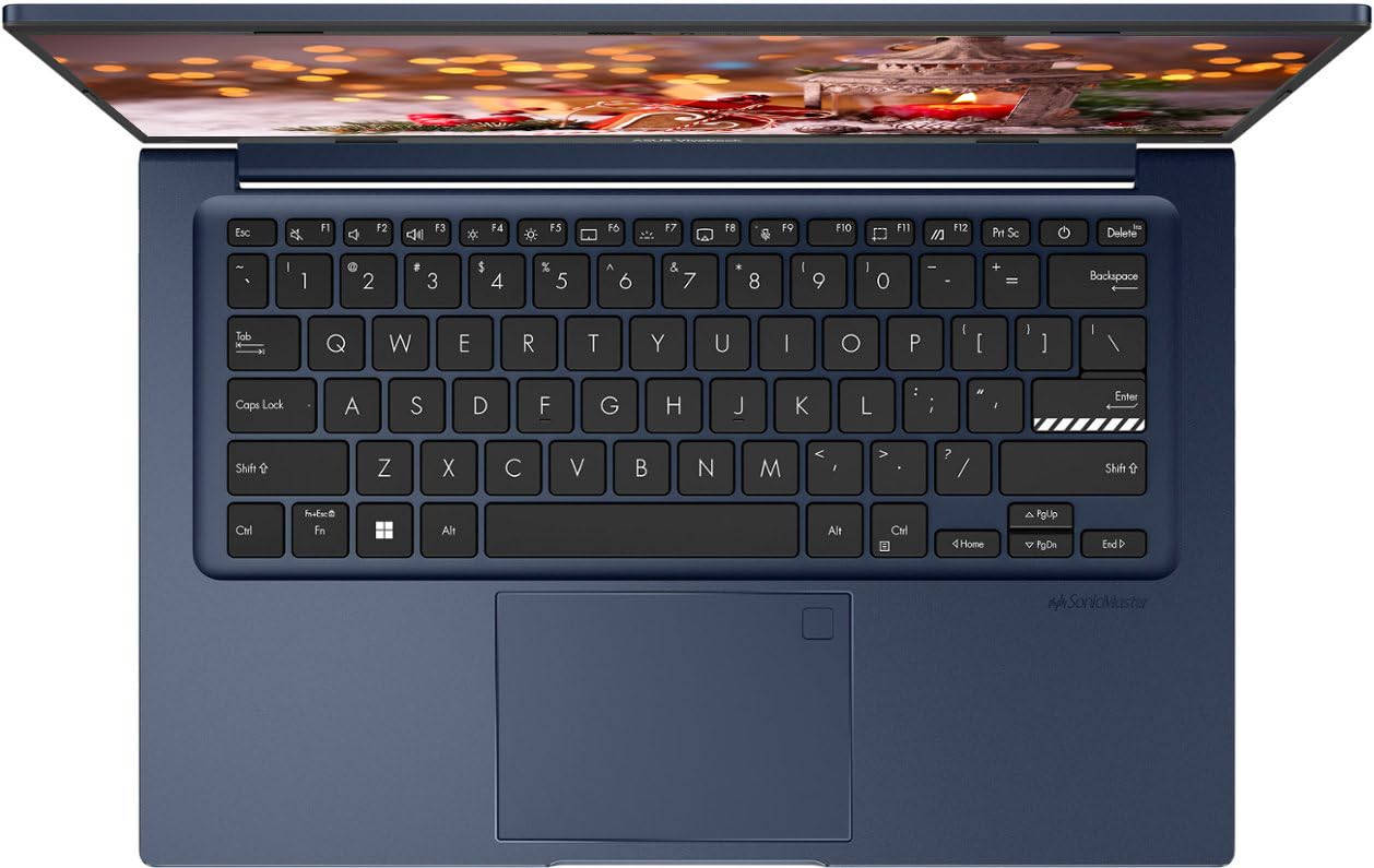 ASUS 14" FHD Vivobook Laptop Computer, 40GB RAM 1.5TB Storage (1TB SSD+512GB Docking Station Set), 6-Core Intel Core i3, Windows 11 Pro with Microsoft Office Home & Business, PLUSERA Earphones