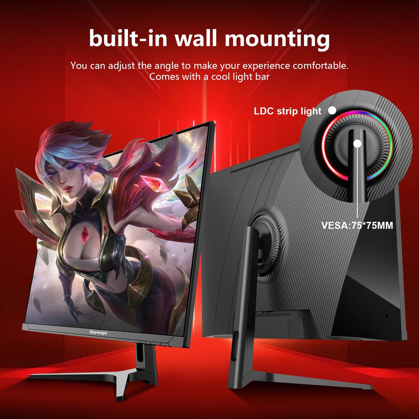 32 inch 4K Gaming Computer Monitor 60Hz UWQHD 3840x2160