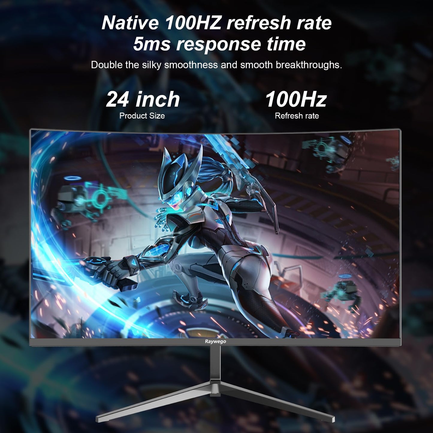 32 inch 4K Gaming Computer Monitor 60Hz UWQHD 3840x2160
