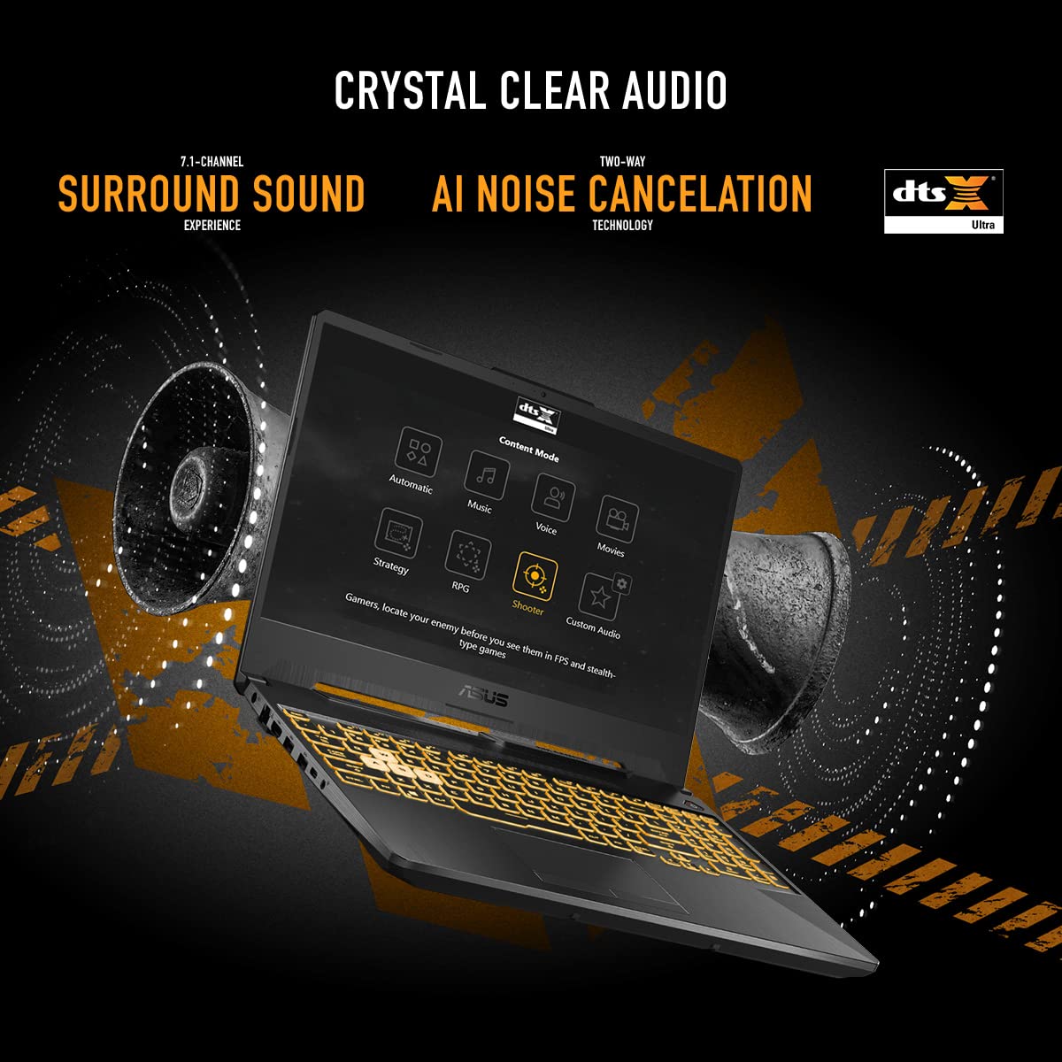 ASUS TUF Gaming A14 Copilot+ PC Gaming Laptop, 14” WQXGA 16:10 165Hz Display, AMD Ryzen™ AI 7 8845HS, NVIDIA® GeForce RTX™ 4050, 16GB LPDDR5X, 512GB PCIe® Gen 4.0 SSD, Wi-Fi 6E, Windows 11 Home
