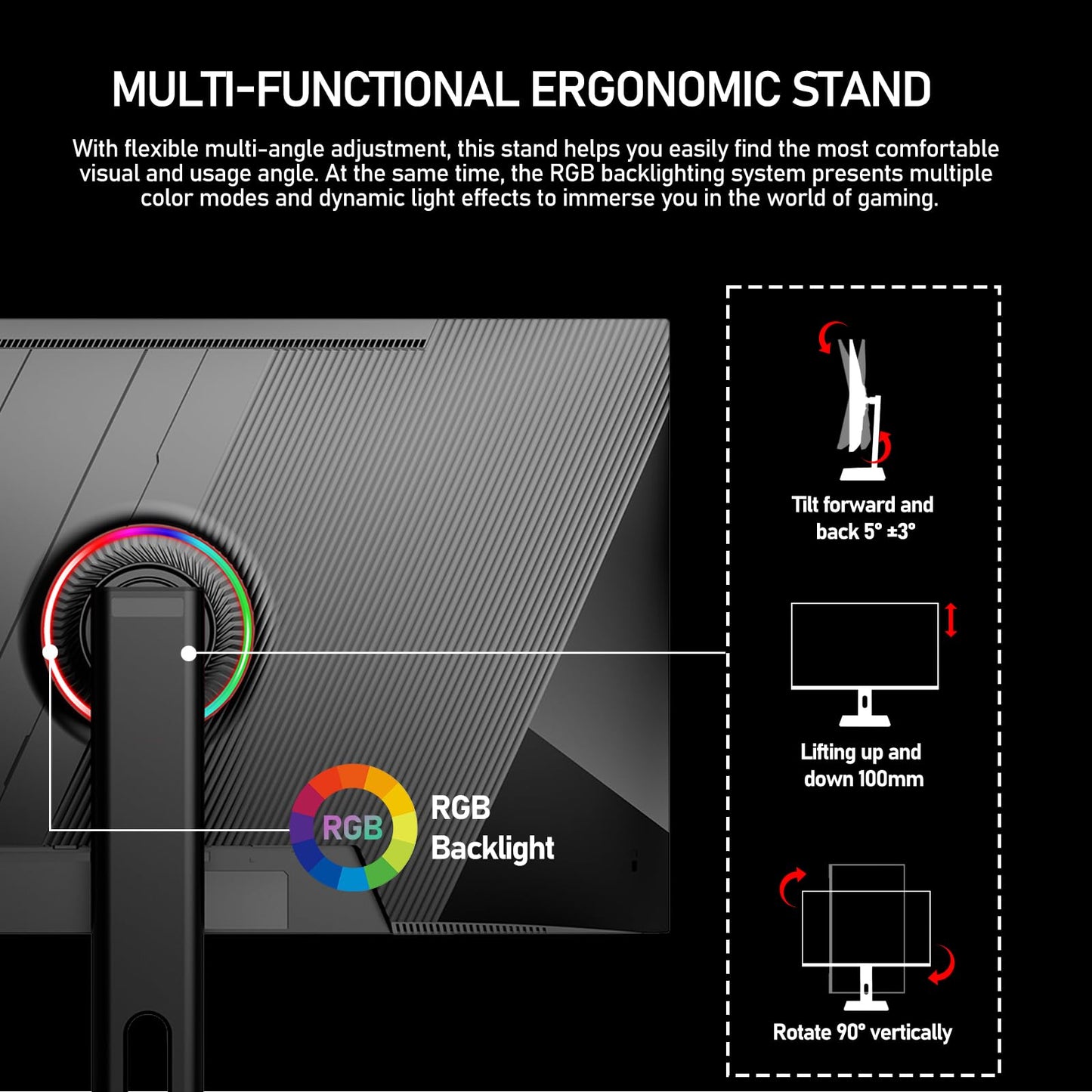 32 inch 2K QHD(2560×1440P) 165Hz Curved Gaming Monitor, PC Screen