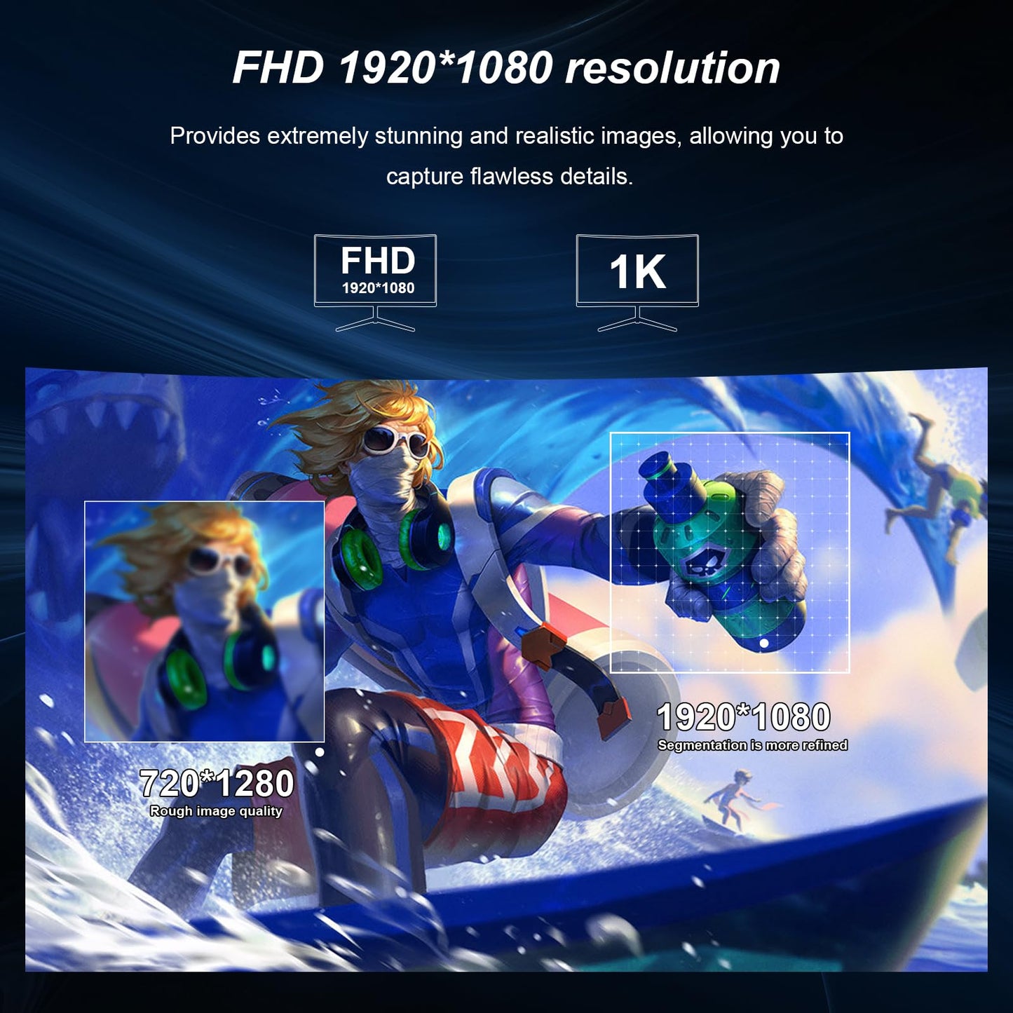 32 inch 4K Gaming Computer Monitor 60Hz UWQHD 3840x2160
