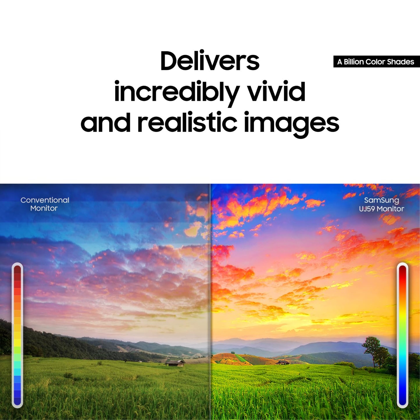 SAMSUNG 32" UJ59 Series 4K UHD (3840x2160) Computer Monitor