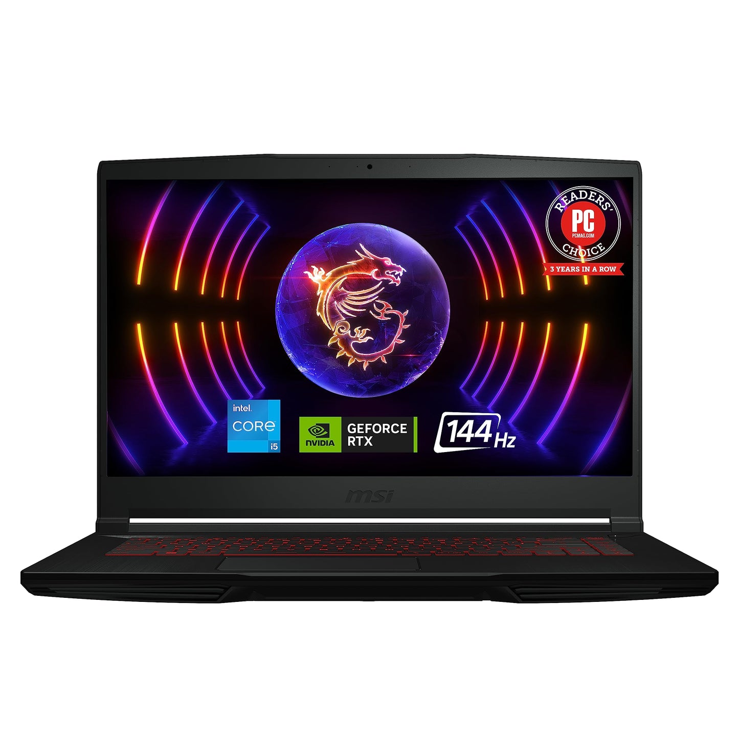 MSI Thin 15 15.6” 144Hz FHD Gaming Laptop: Intel Core i7-13620H, NVIDIA Geforce RTX 4050, 16GB DDR4, 512GB NVMe SSD, WiFi 6E, Win 11: Black B13VE-2678US