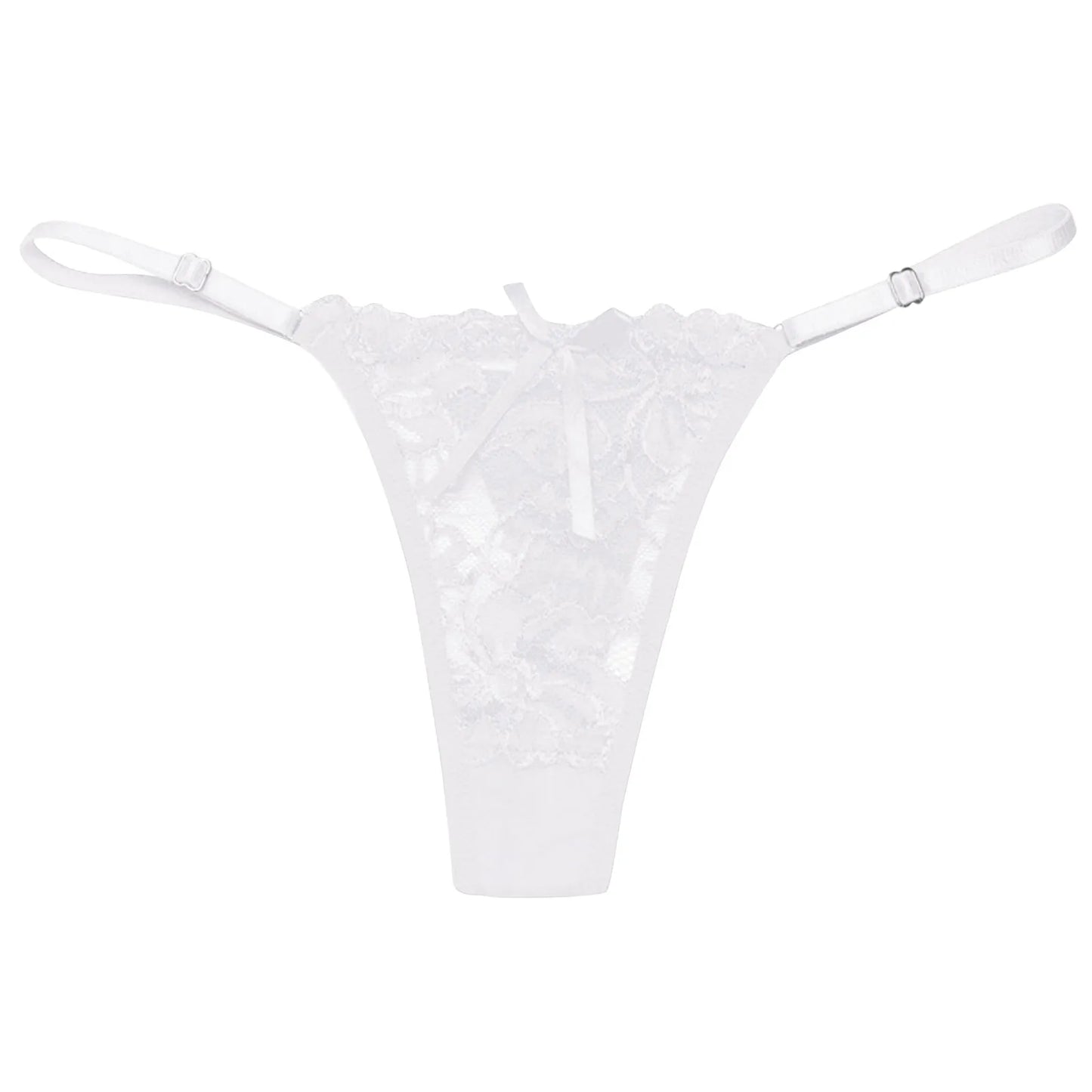 Women Lace Panties Thongs Adjustable Women G-String T-Back Briefs Underwear Ladies Panties Sexy Lingerie Bowknot Tangas стринги