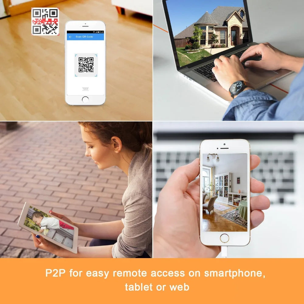 5MP 3MP Wireless IP Waterproof Security 1080P WiFi Audio Camera for Eseecloud IPPRO NVR Recorder CCTV System Kits