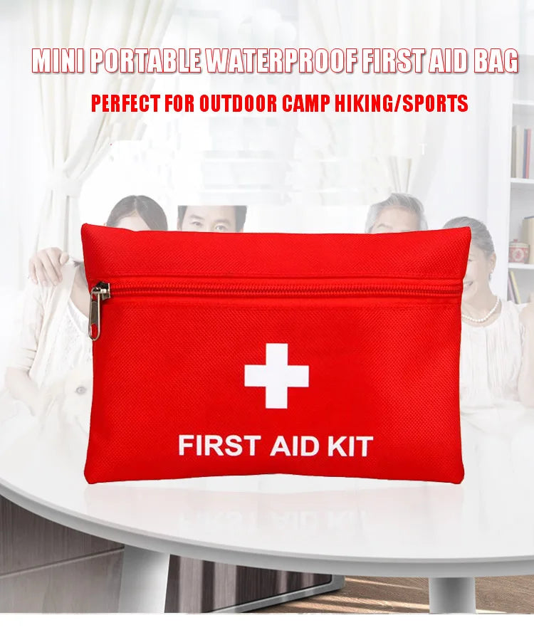 Outdoor Camp Travel Emergency Kit For Fishing Family Medical Treatment Portable Waterproof First Aid Bag Emergency Kits Case