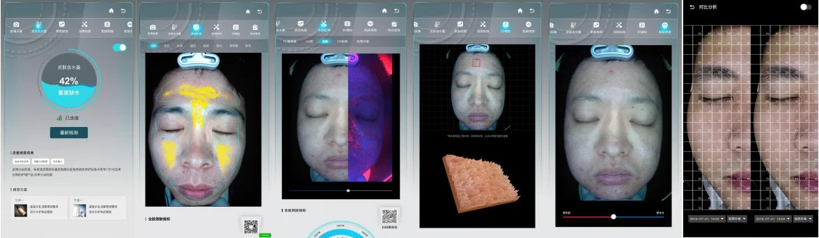 2025 Professional 3D Magic Mirror Skin Analyzer: Advanced Monitor, Detector & Camera for Facial Machines, Perfect for Salon Skin