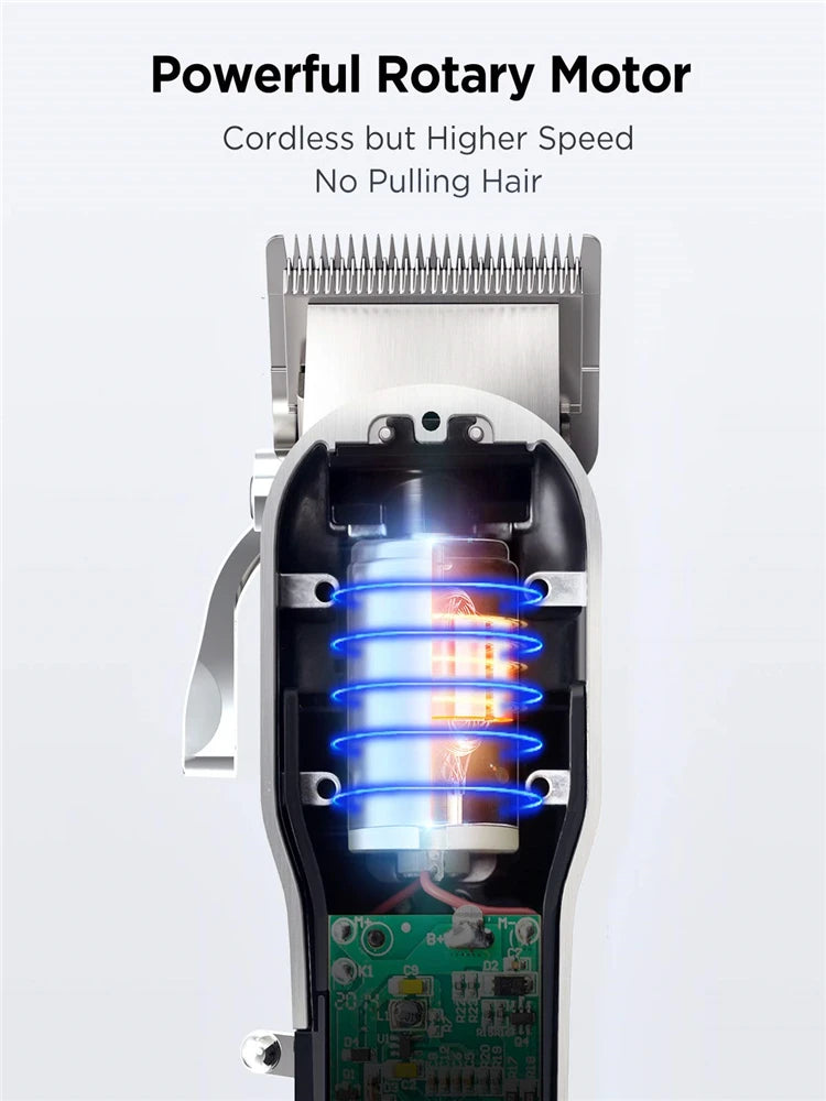 Limural Hair Clippers for Men Professional Hair Cutting Kit Beard Trimmer Barbers Cordless Close Cutting T-Blade Trimmer Kit