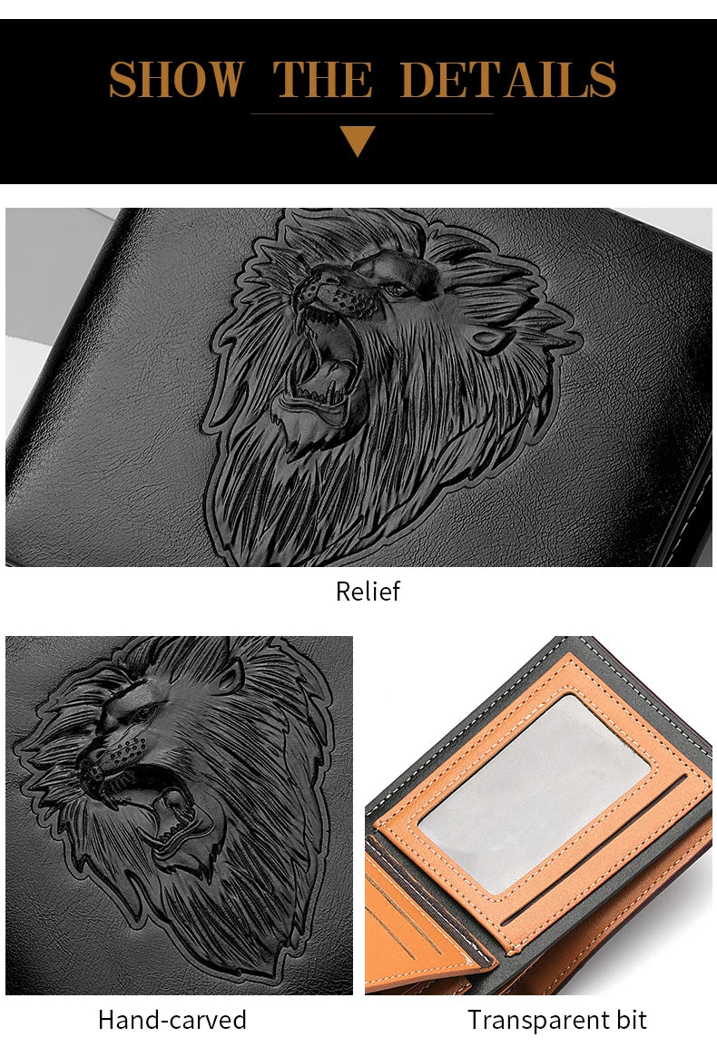 Men's PU Leather Wallets Are Fashionable And Personalized. They Are Perfect Gifts for Friends, Fathers or Boyfriends