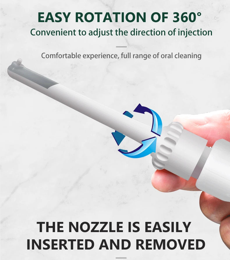 New Faucet Oral Irrigator Dental Water Flosser Non-electric Cordless Teeth Cleaner Water Jet for Teeth Water Pressure Adjustable