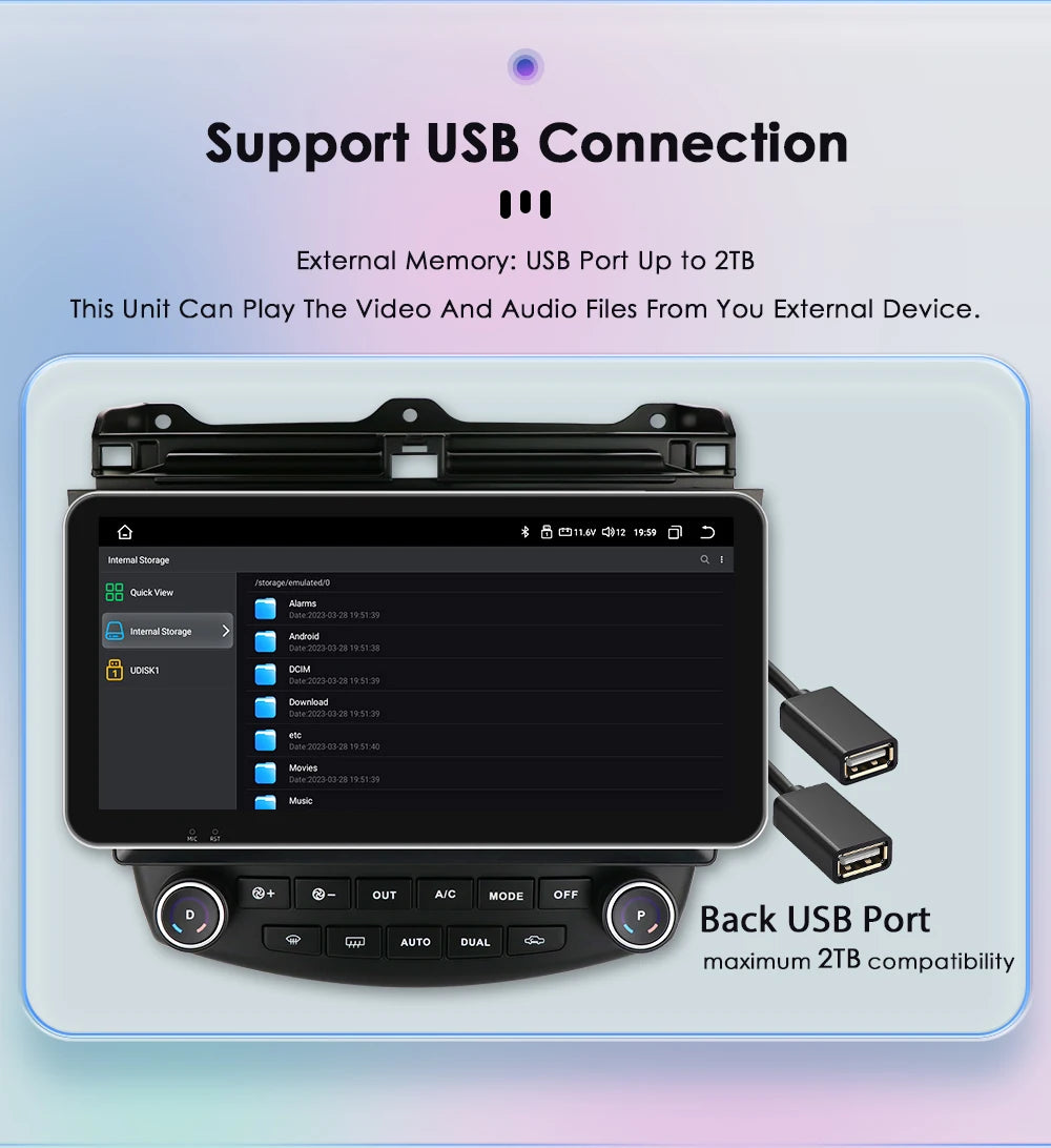 Carplay Android Car Radio For Honda ACCORD 7 2003-2007 Multimedia player GPS Navi Stereo 7862 Autoradio 2din Diesel screen 4G BT