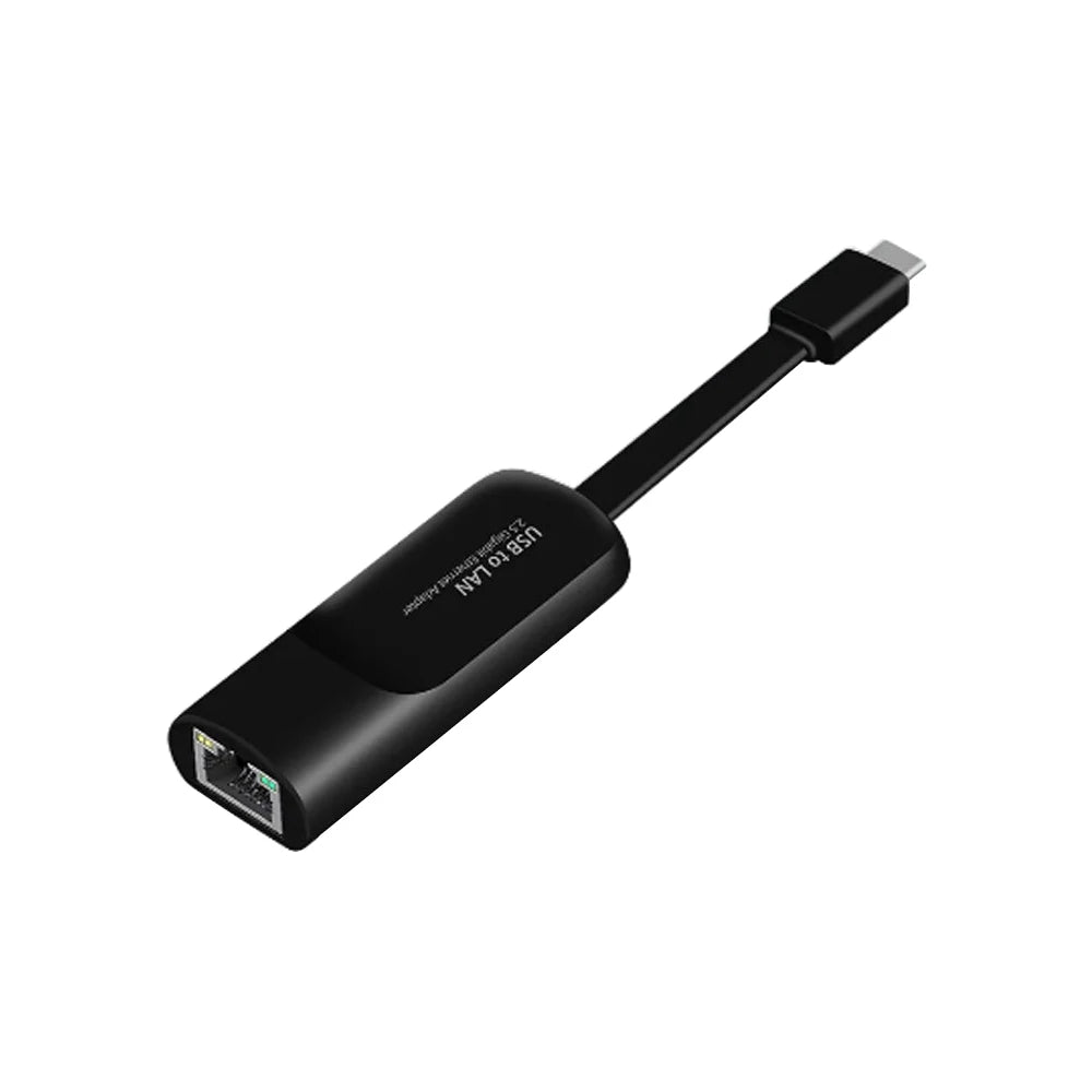 USB Gigabit Ethernet Adapter 2500Mbps USB 3.0 Network Card to RJ45 Lan Driver Free For Desktops Laptop Macbook PC Accessories