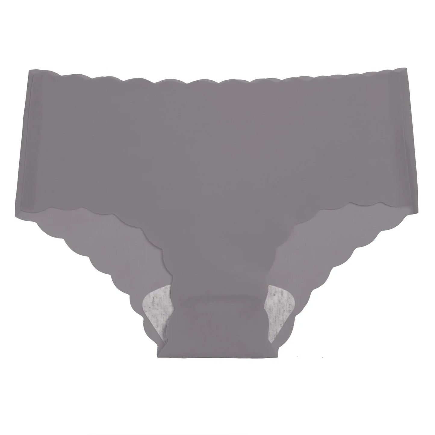 Women's Panties Ice Silk Seamless Women's Underwear Solid Pure Cotton Crotch Lightweight Breathable Soft Wavy Edge Women Briefs