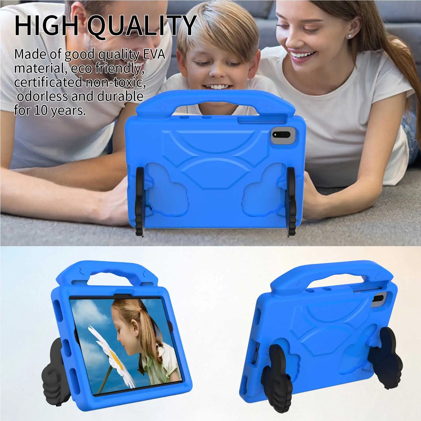Case for Lenovo Tab P11 Pro 11.5 Inch 2020 2021 Kids Thumbs Up EVA Stand Tablet Cover for P11 Gen 2 2023 Xiaoxin Pad Plus 11.5