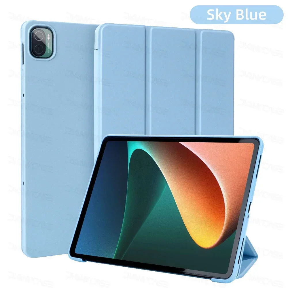 Tablet Cases for Xiaomi Mi Pad 5/6 5 6 Pro 11in 7 7pro 11.2 For 2024 6S Pro 12.4in Support Magnetic Charging Funda Tablet Cases