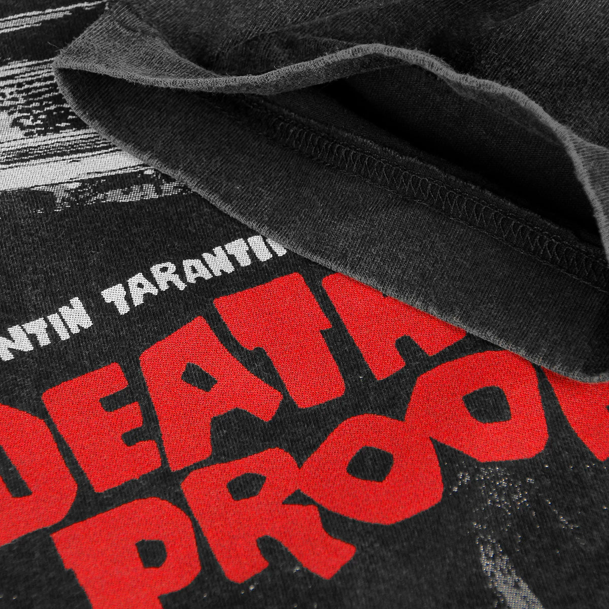 Death Proof T-Shirt Movie Grindhouse Planet Terror From Dusk Till Dawn Quentin Men Summer Washed Long Sleeves Cotton Tee Shirt