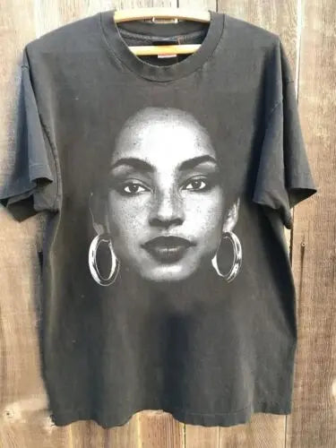 Sade Lovers Rock Album Charcoal Short Sleeve Unisex T-Shirt Summer New Men's Women's Cotton Short Sleeve Top