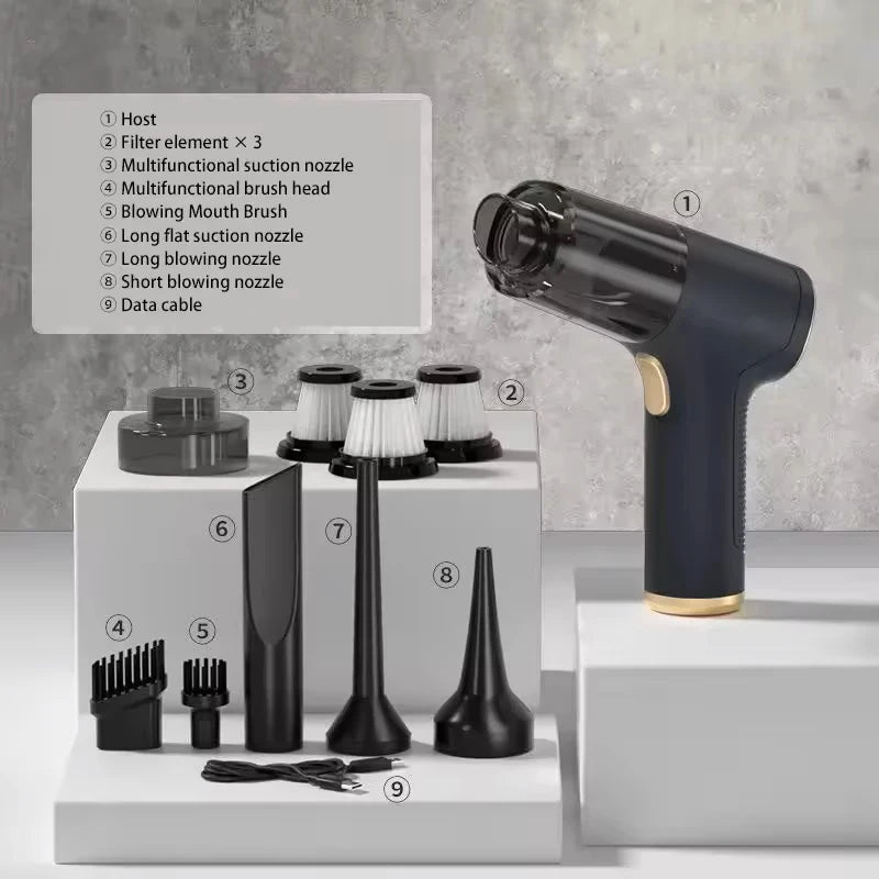 Xiaomi MIJIA Car Vacuum Cleaner 9in1 Portable Wireless Car Vacuum Cleaner Handheld Home Car Dual Use Vacuum Cleane