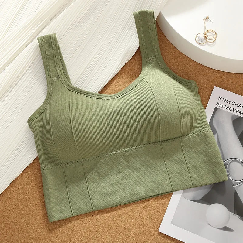 Breathable Sports Bra Anti-Sweat Fitness Top Women Seamless