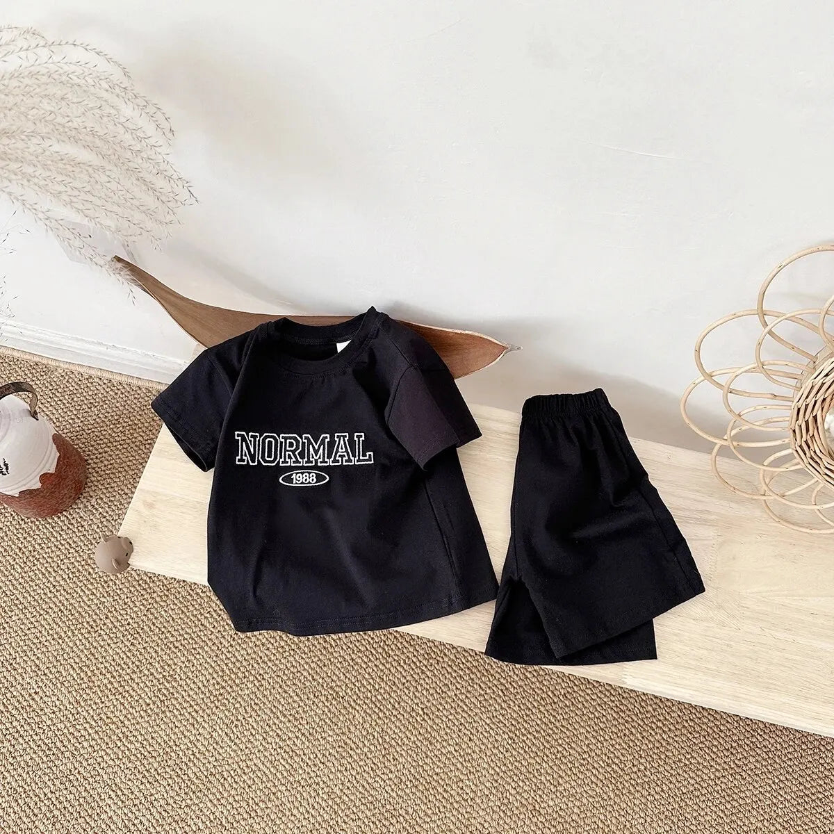 2024 2PCS Baby Clothes Infant Top Bottom Set Baby Boys Girls Casual Sports Baby Outfit Set Newborn Baby Clothes