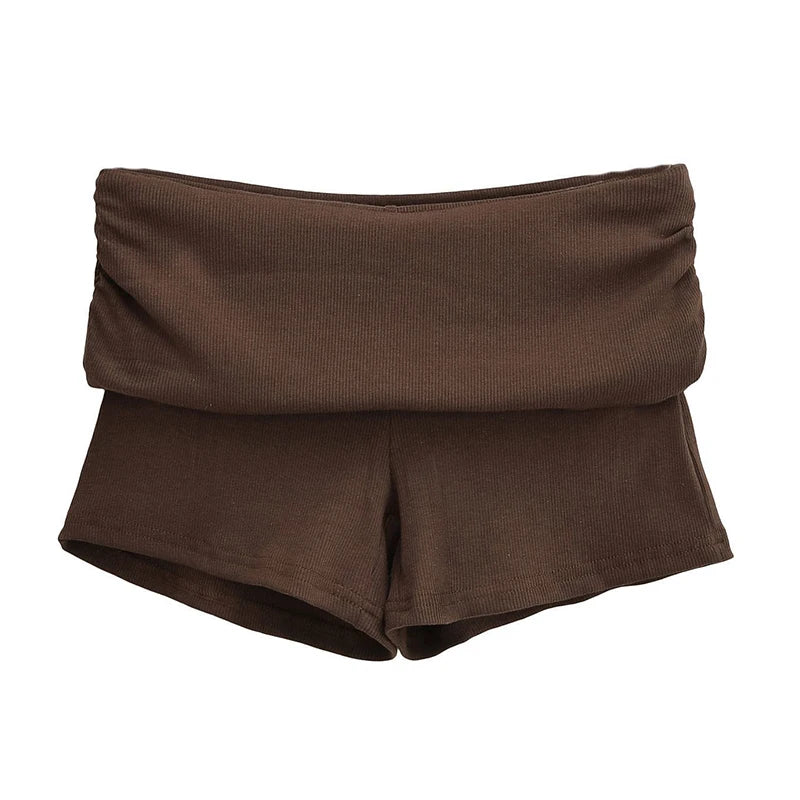 Fashion Elastic Slim Fit Pure Desire Sexy Casual Hot Girl Sports Shorts For Women
