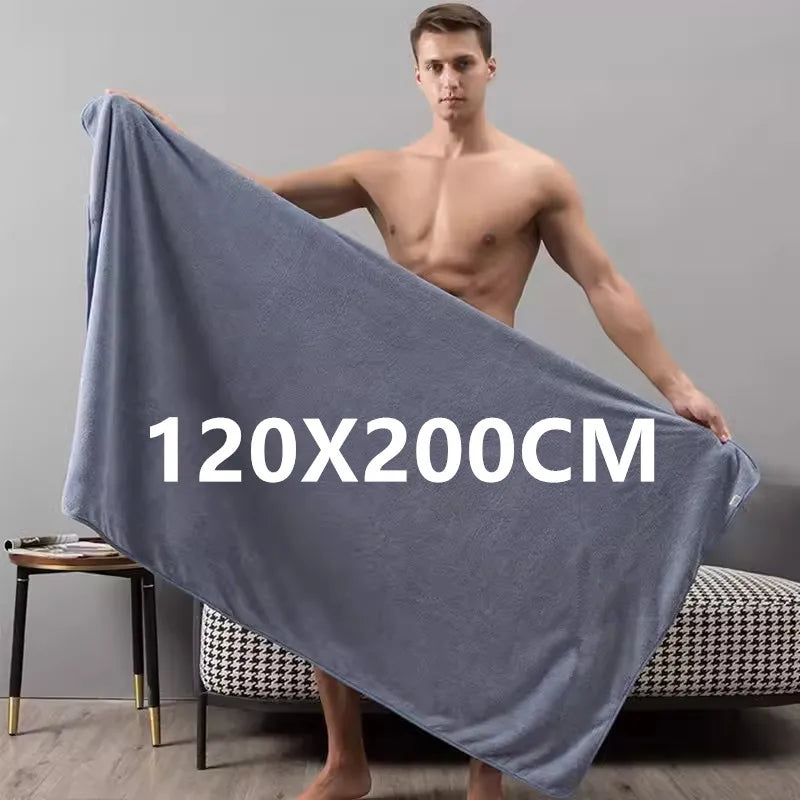 super large Microfiber bath towel, soft, high absorption and quick drying