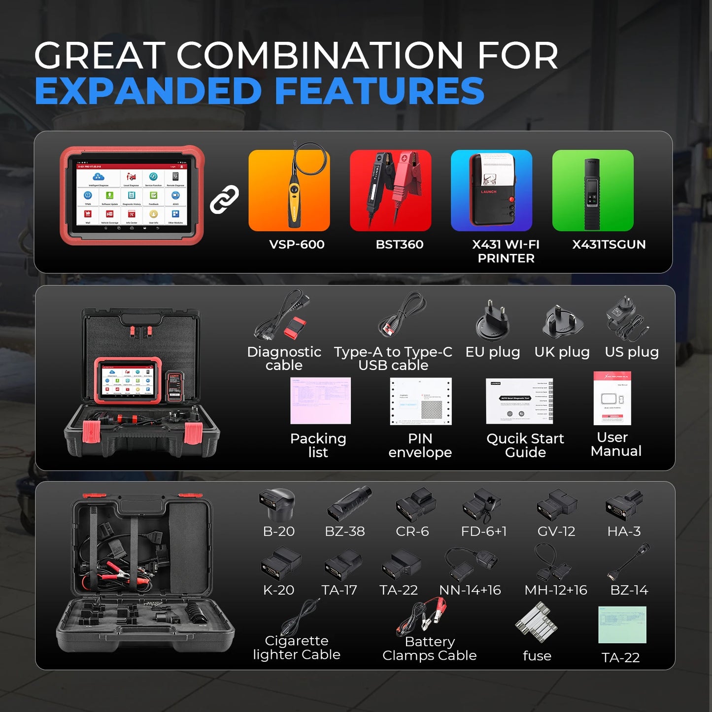 LAUNCH X431 PROS V5.0 Car Diagnostic Tools Automotive OBDII Scan Tool Auto Scanner OBD2 ECU Coding pk X431 V plus