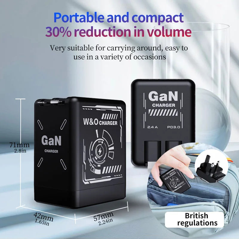 W&O GaN Fast Charging 20W Cable Type C and Lightning Liquid Silicone Cable for iPhone 14 15 Pro Max Xiaomi Realme Redmi 