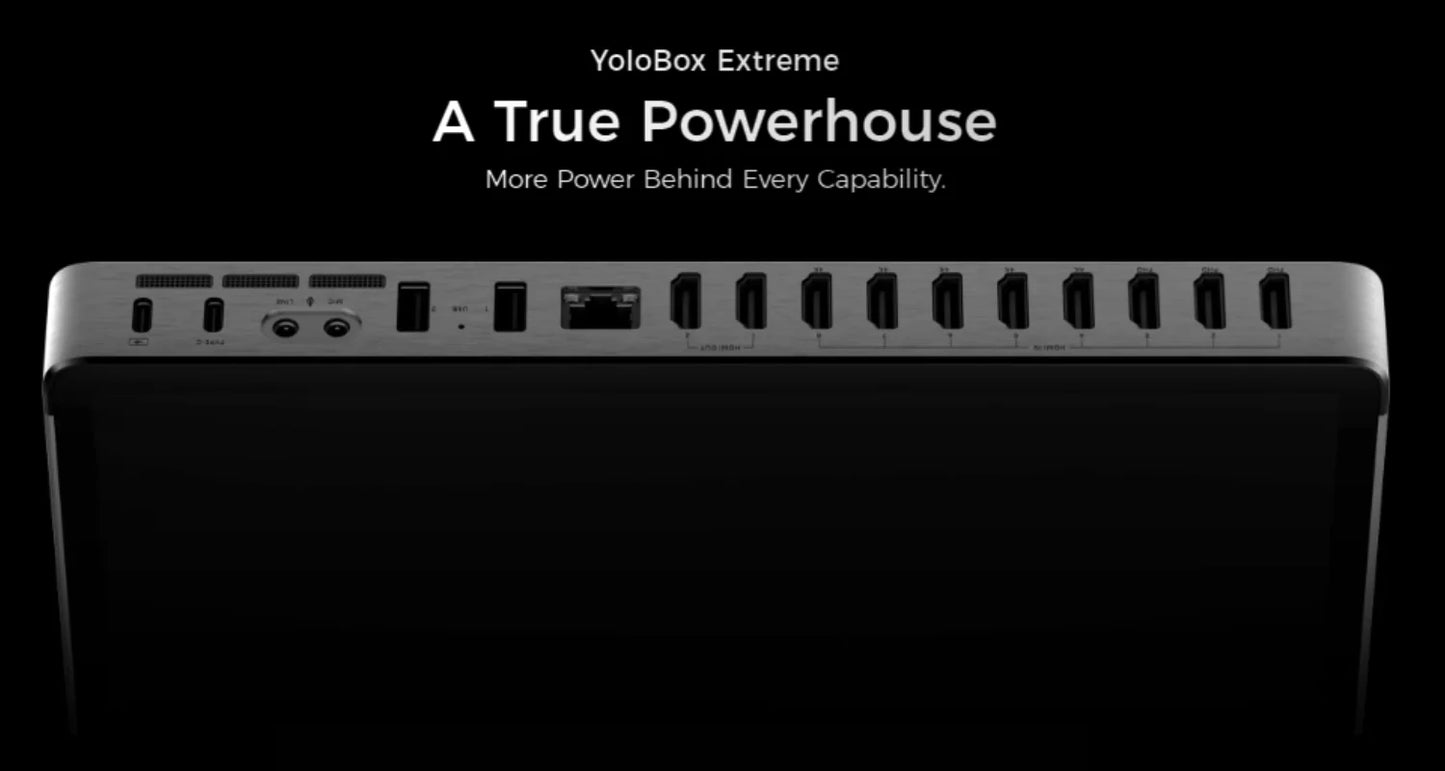 YoloLiv YoloBox Extreme, All-in-one 4K Live Video Streaming Equipment with 8 HDMI Inputs, Switcher Monitor Encoder Recorder