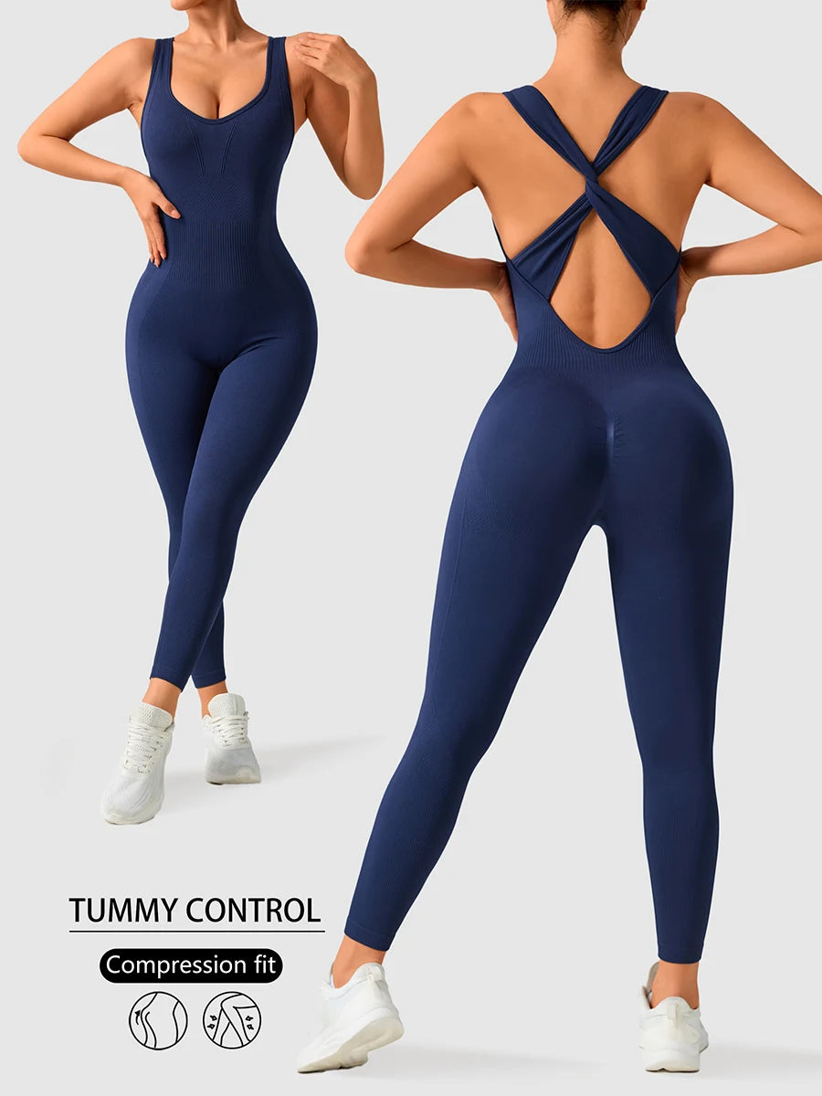 Bodysuit Sportswear Woman Gym Jumpsuits