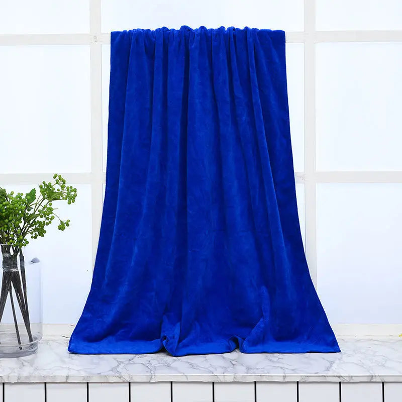 super large Microfiber bath towel, soft, high absorption and quick drying