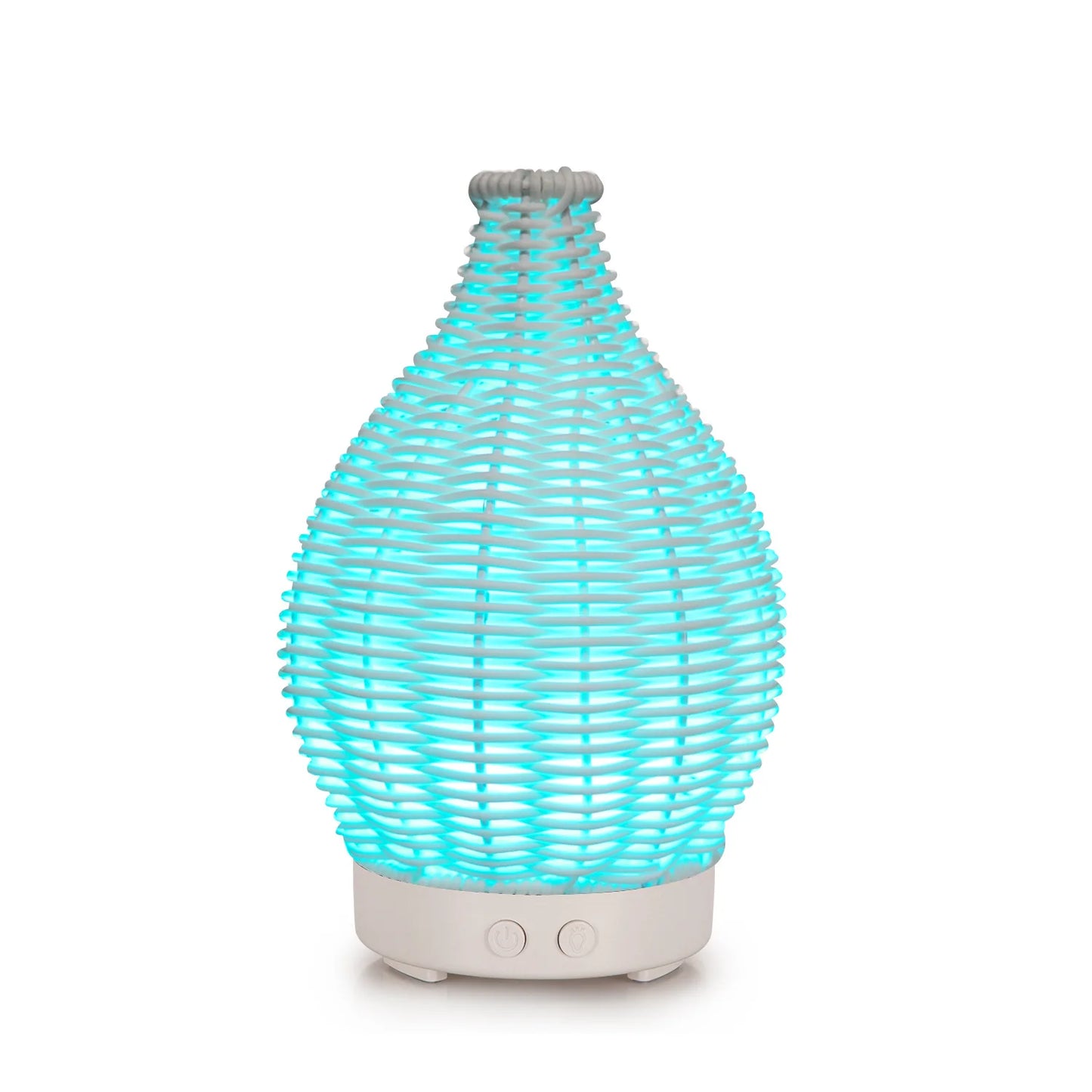 Wood Weave Vase Aromatherapy Humidifier Household Vase Air Humidifier Ultrasonic Mute Colorful Humidifier Spray Instrumen