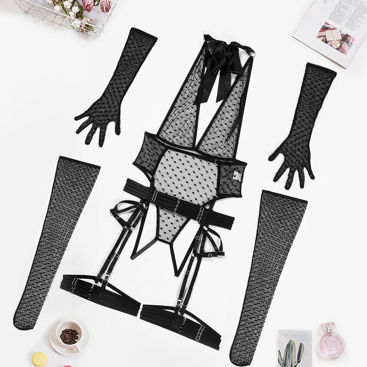 Women's Sexy Set Womens Lingeries Sexy Femme Woman Clothing Full Woman Lingerie for Ladies Fancy Products Set Woman's Bra Thong