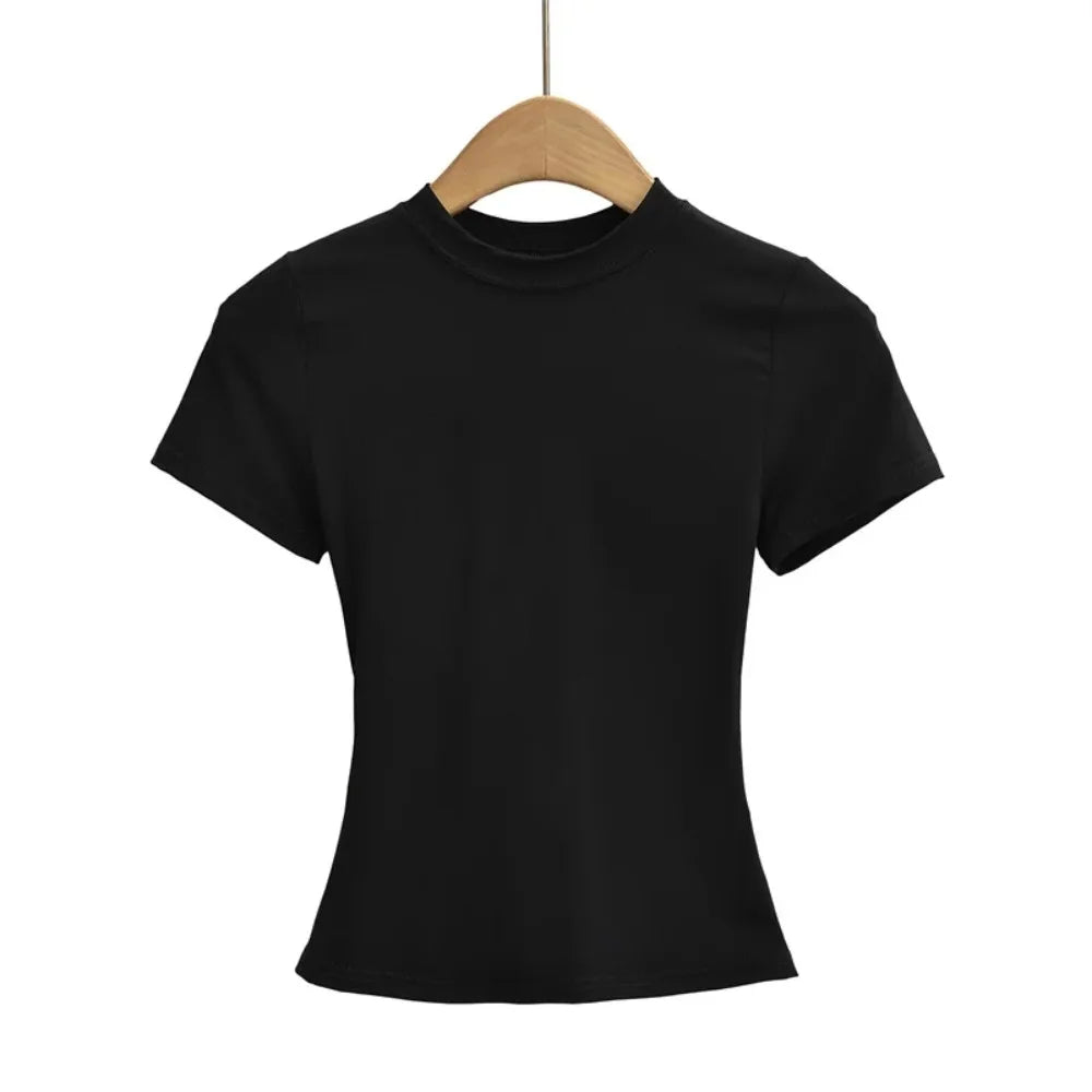 High Quality Casual T shirt Slim Short Sleeves