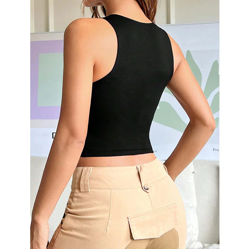 Square Collar High Stretch Summer Crop Tops Women Short Sleeve Tops Sexy Pullover Bottoming Blouses Slim T-shirt