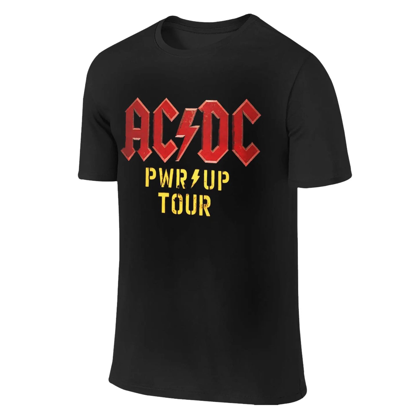 AC Pwr Up World Tour DC EUROPE 2025 Graphic Print T Shirts for Men Women Pure Cotton Tee Shirt Clothes