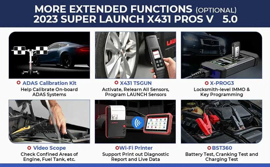 LAUNCH X431 PROS V5.0 Car Diagnostic Tools Automotive OBDII Scan Tool Auto Scanner OBD2 ECU Coding pk X431 V plus