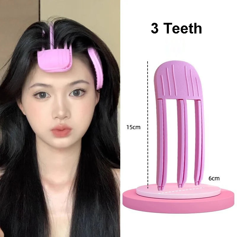 2pcs Fluffy Hairpin Curling Bangs Clips Hair Roots Volumizing Hair Clips Set Women Curling Fixed Clip Fashion Volume Hair Roller