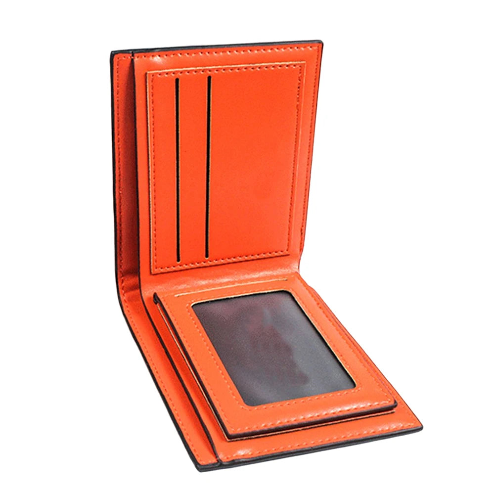 2023 New Men's Business Leather Wallet Super Multi-Card Position Coin Pocket RFID Credit Card Holder Coin Pocket Luxury Purse