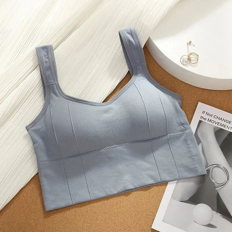 Breathable Sports Bra Anti-Sweat Fitness Top Women Seamless