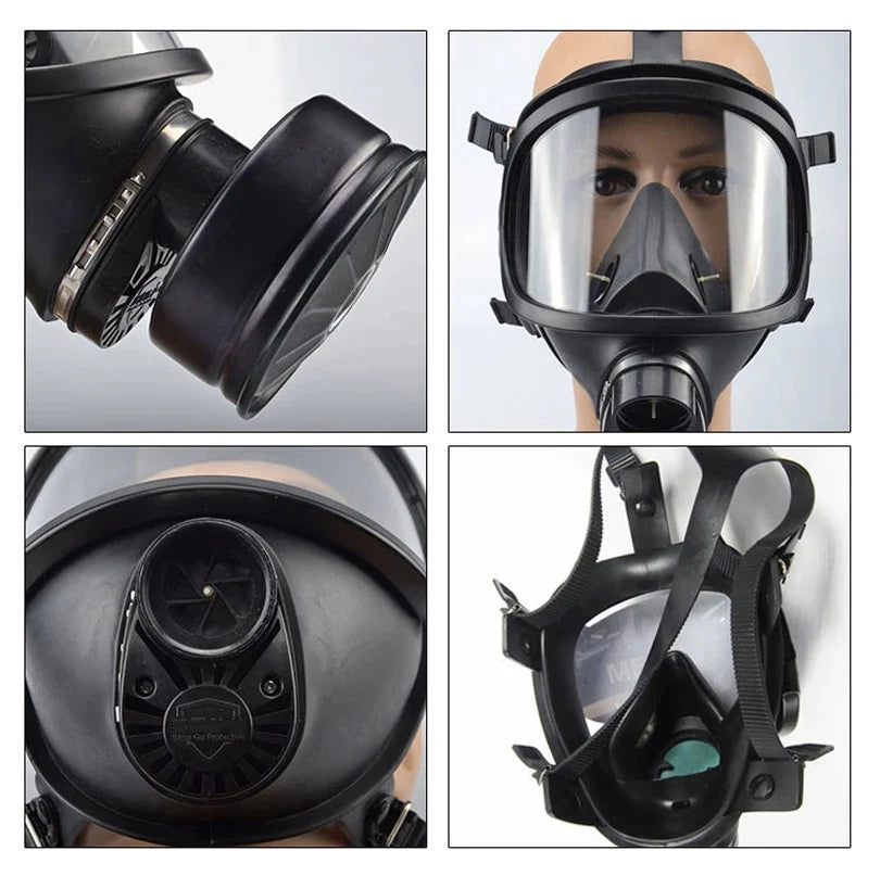 MF14 type 87 type gas mask irritating chemical dust-proof anti-pollution full-face gas mask anti-radiation mask dust-proof
