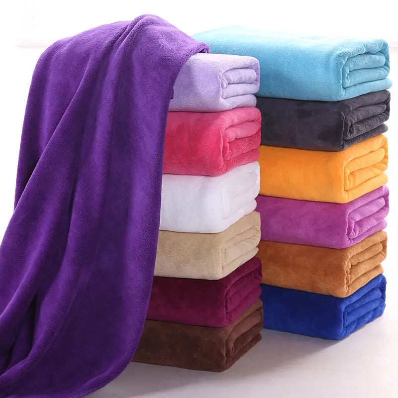 super large Microfiber bath towel, soft, high absorption and quick drying