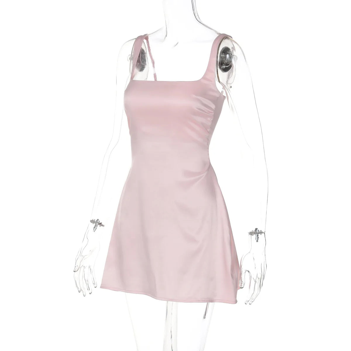 Ladies Summer Fashion Evening Party Dress Women Sleeveless Backless Bodycon Mini Dresses Woman Clothes Birthday Clubwear 2025