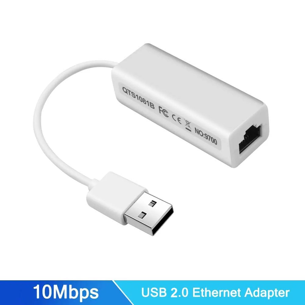 USB Gigabit Ethernet Adapter 2500Mbps USB 3.0 Network Card to RJ45 Lan Driver Free For Desktops Laptop Macbook PC Accessories