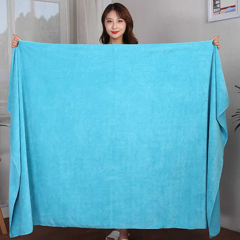 super large Microfiber bath towel, soft, high absorption and quick drying