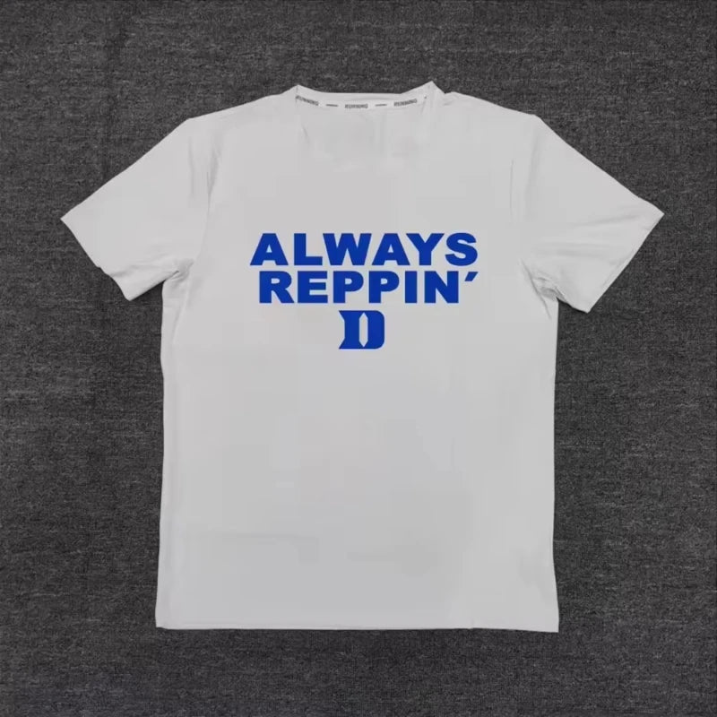 North America Limited Duke North Carolina University Basketball Mens Clothes Men Clothing short sleeve Round Neck T-shirt