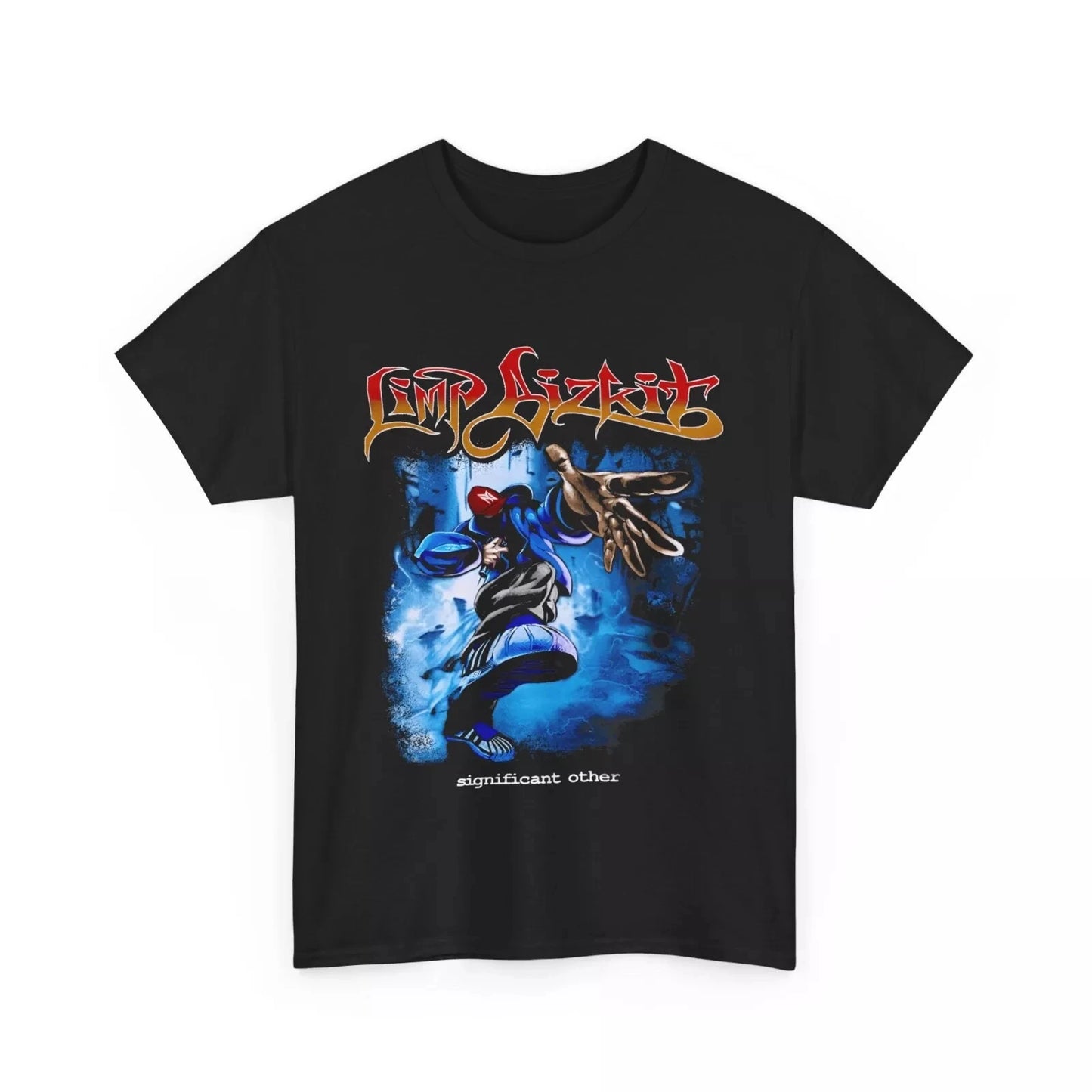 Summer New Men's T-Shirt Limp Bizkit Tour Vintage T-Shirt Fashion Unisex Short Sleeve Top